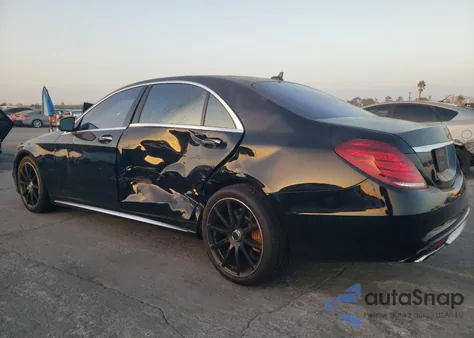 2015 Mercedes-Benz S 63 Amg z USA, uszkodzony, nr VIN WDDUG7JB8FA154339